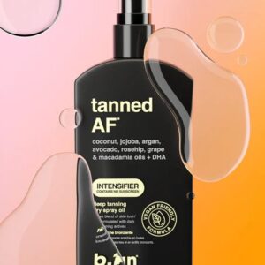 Tanned AF - שמן שיזוף עם בוסט של שיזוף עצמי לתוצאןת מהירות במיוחד